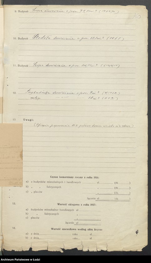 image.from.unit.number "Księga inwentarzowa nieruchomości m. Łodzi ul. Mazowiecka"