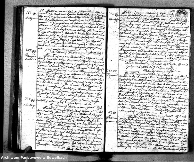image.from.unit.number "Duplikat Aktów Urodzonych, Zaślubionych i Zeszłych Kościoła Parafialnego Kopciowskiego 1834 Roku"