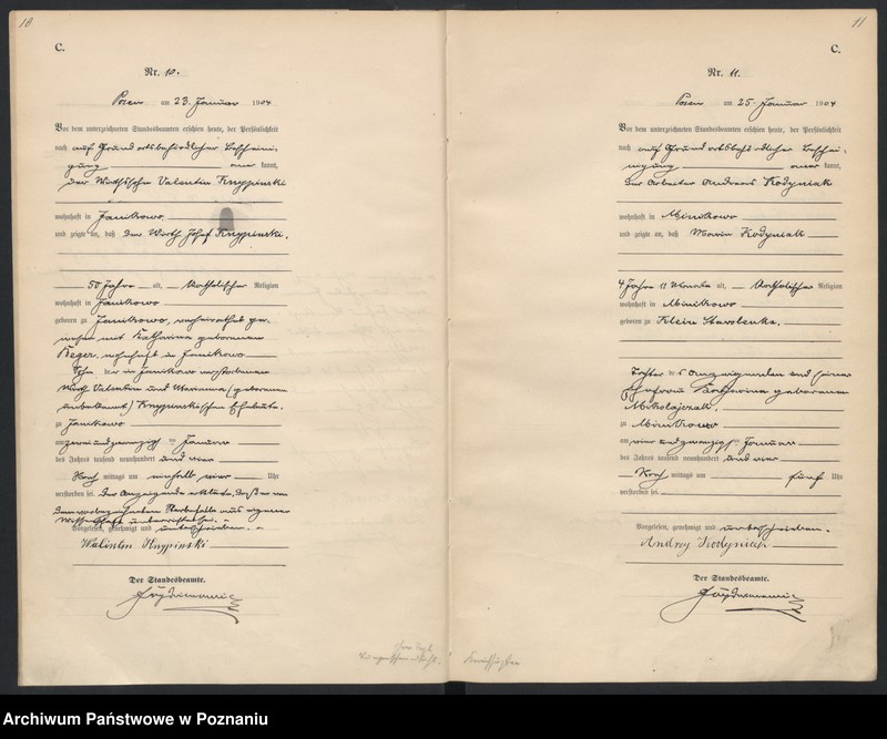 Obraz 8 z jednostki "Księga miejscowa zgonów"