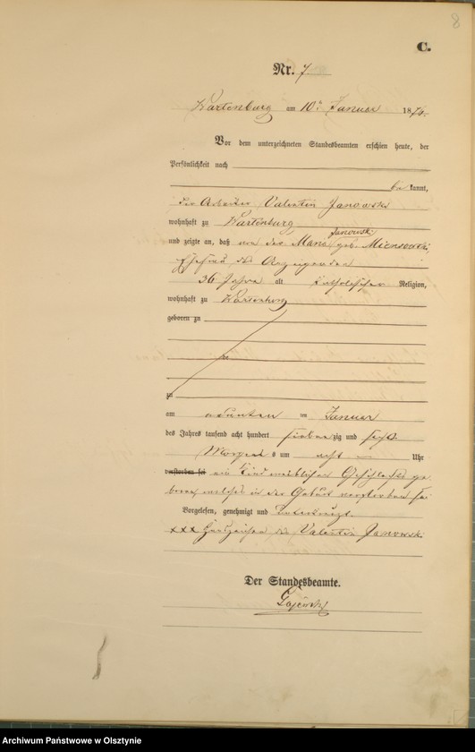 image.from.unit.number "Sterbe-Haupt-Register Nr 1 - 150"