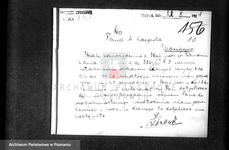 Obraz 14 z jednostki "/Nadzór nad lasami majętności Maciejewo w powiecie czarnkowskim/"