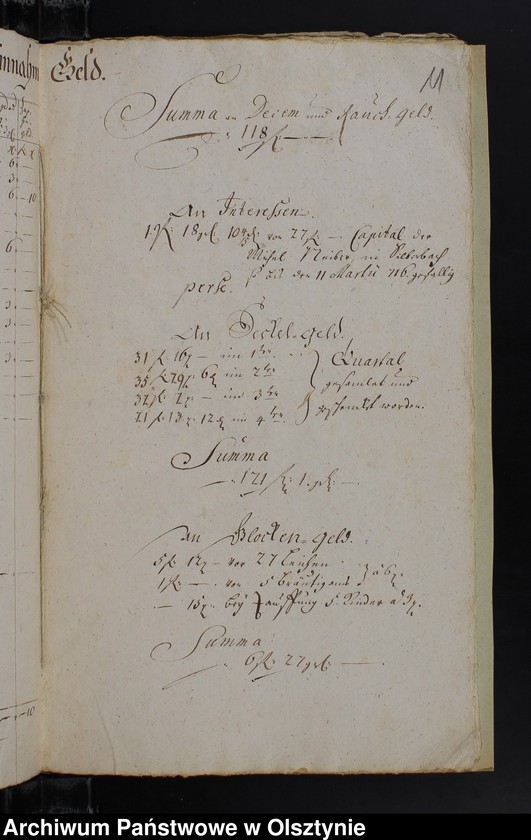 image.from.unit.number "Jahr Rechnung der Silberbachschen Kirchen"
