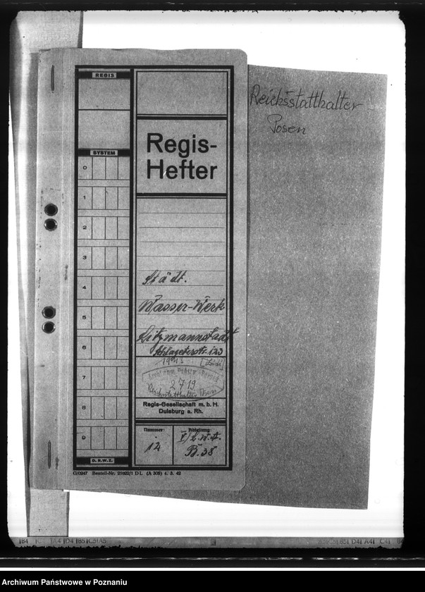 Obraz 4 z jednostki "Wasserwerk Litzmannstadt (Łódź)"