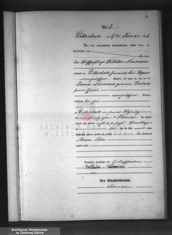 Obraz 6 z jednostki "[Księga aktów urodzeń]"