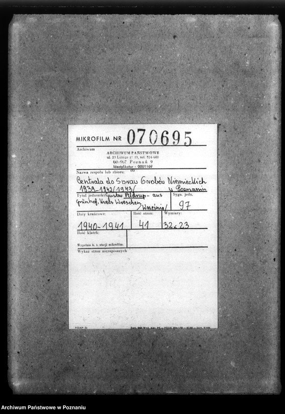 Obraz 2 z jednostki "Gustaw Aldrup aus Grünkof, Kreis Wreschen (Września)"