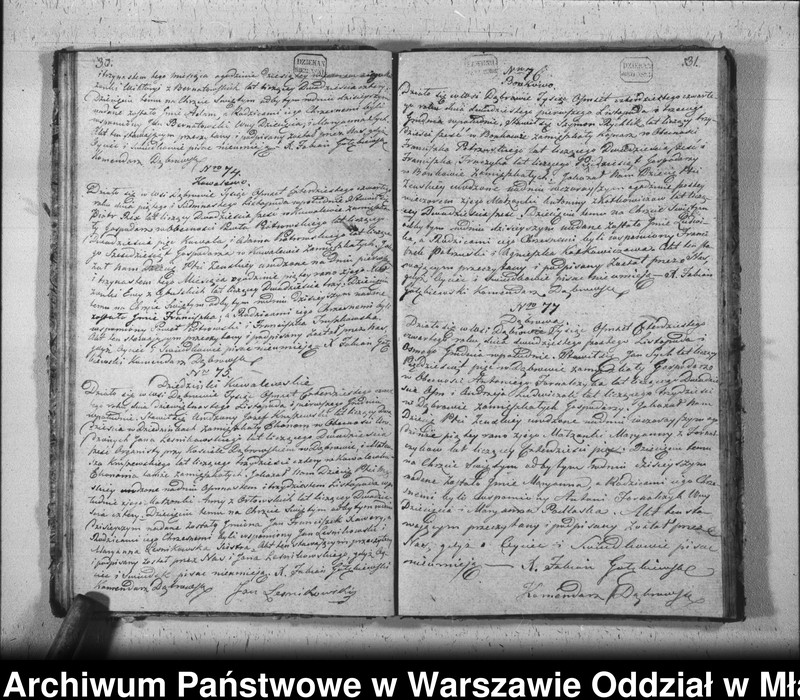 image.from.unit.number "Akta urodzeń, małżeństw i zgonów"