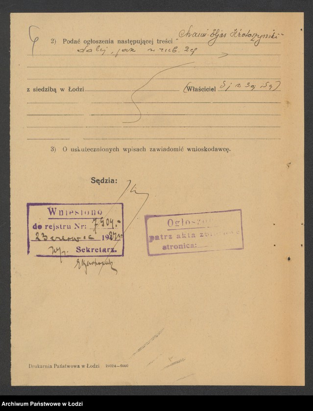 Obraz 8 z jednostki "Chaim Eleis Krotoszyński- sprzedaż obuwia"