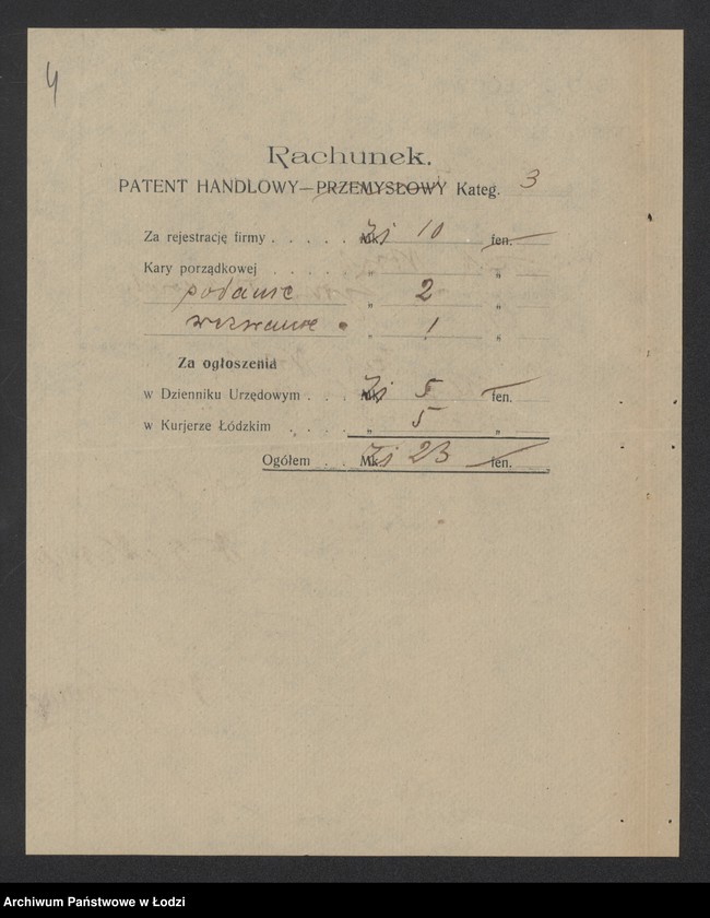 Obraz 6 z jednostki "Icek Froim Nowak- sklep kolonialnu- Zgierz"