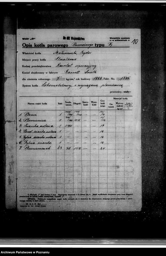 Obraz 13 z jednostki "Warsztat reparacyjny I. Matuszewskiego Strzałkowo powiat wrzesiński"