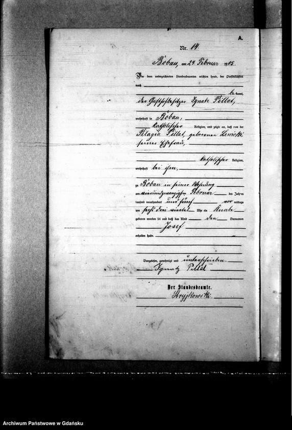 image.from.unit.number "Księga urodzeń "