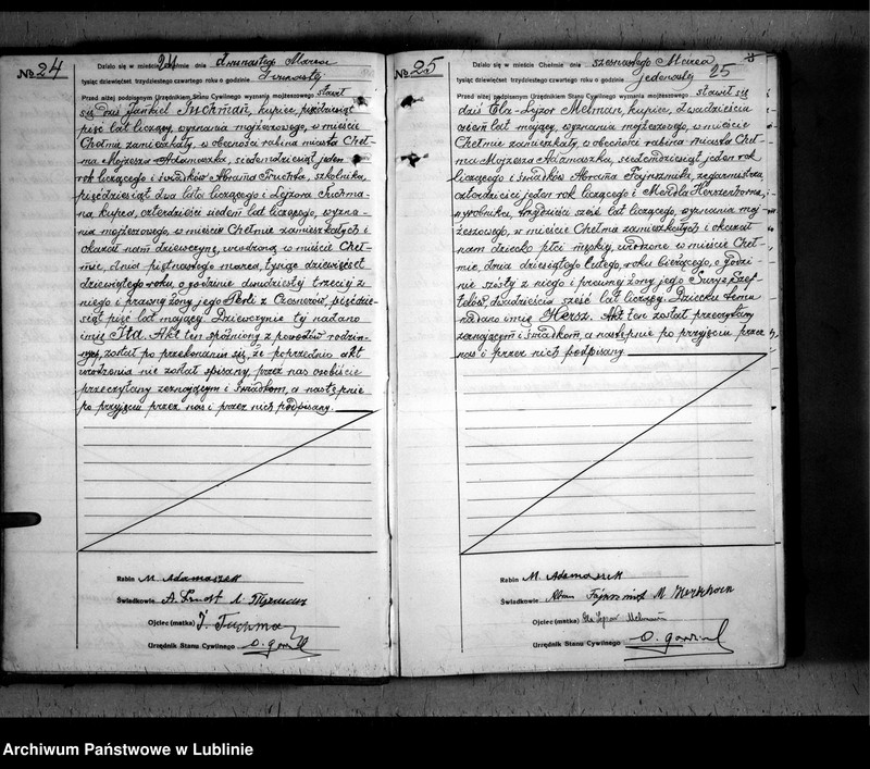 image.from.unit.number "Alegaty do ksiąg urodzeń, małżeństw i zgonów z lat 1845 - 1846"