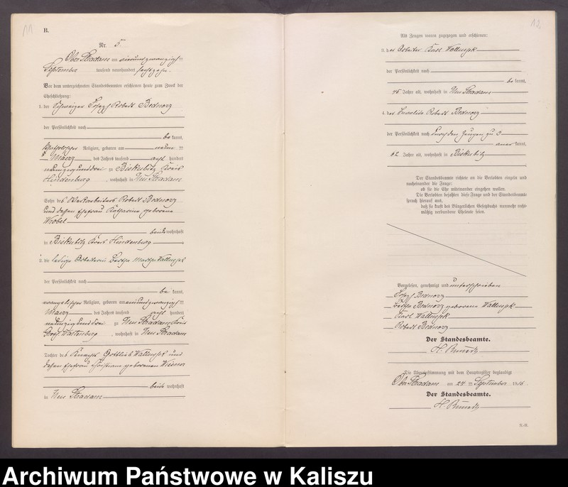 Obraz 8 z jednostki "[Księga małżeństw]"