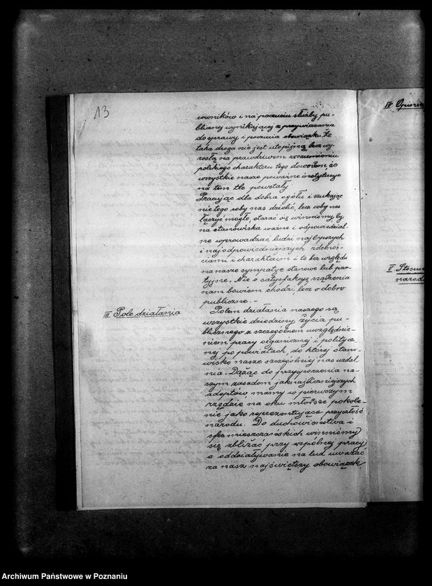 Obraz 16 z jednostki "Program, referat - odczyt o partii "Stańczykowskiej""