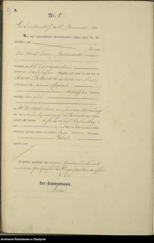image.from.unit.number "Geburts-Haupt-Register Nr 1 - 129"