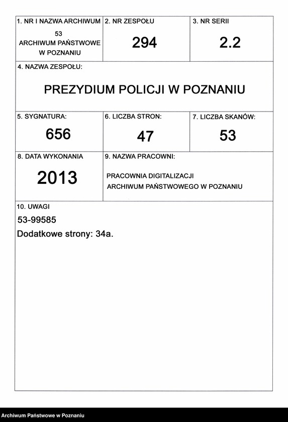 Obraz 1 z jednostki "A. betr. August Charczewski, Rechnungsführer in Iwno"