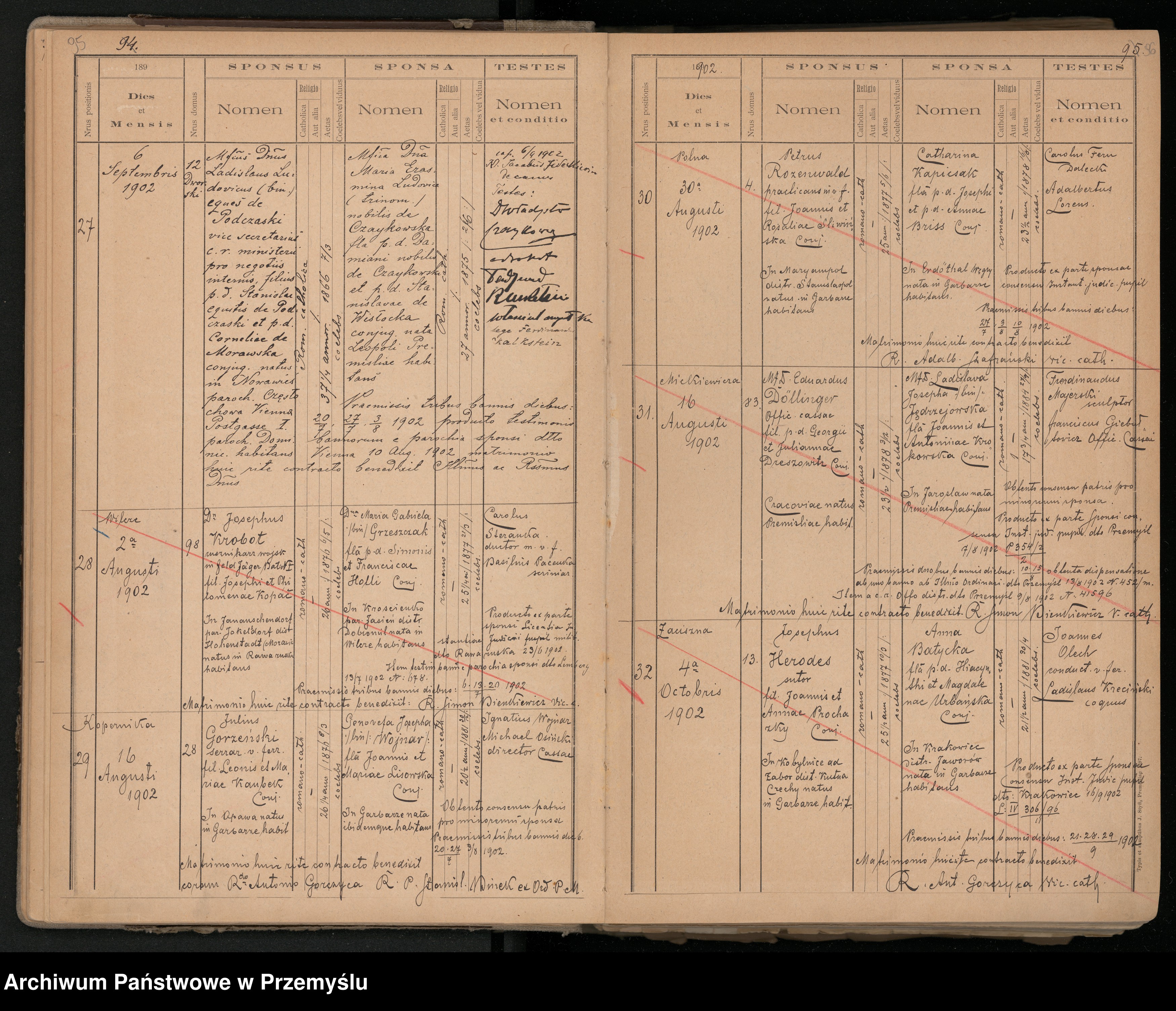 Skan z jednostki: Księga małżeństw Garbarze z lat 1897-1919; Księga urodzeń Garbarze z lat 1895-1902; Księga zgonów Garbarze z lat 1903-1920