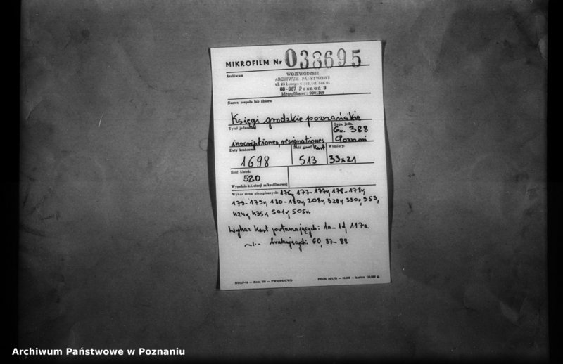 Obraz 2 z jednostki "Inscriptiones, resignationes [protocollon]"