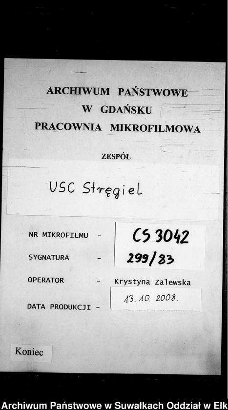 image.from.unit.number "Heirats-Neben-Register des Preussischen Standes-Amtes Gr. Strengeln Kreis Angerburg"