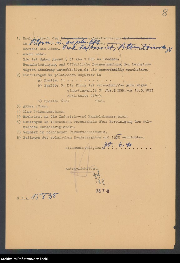 Obraz 10 z jednostki "Icek Lajbowicz – sprzedaż ryb"