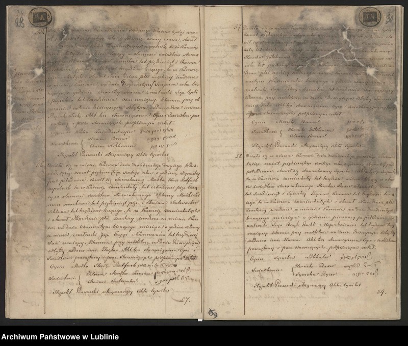 Obraz 18 z jednostki "Księga urodzeń, małżeństw i zgonów"