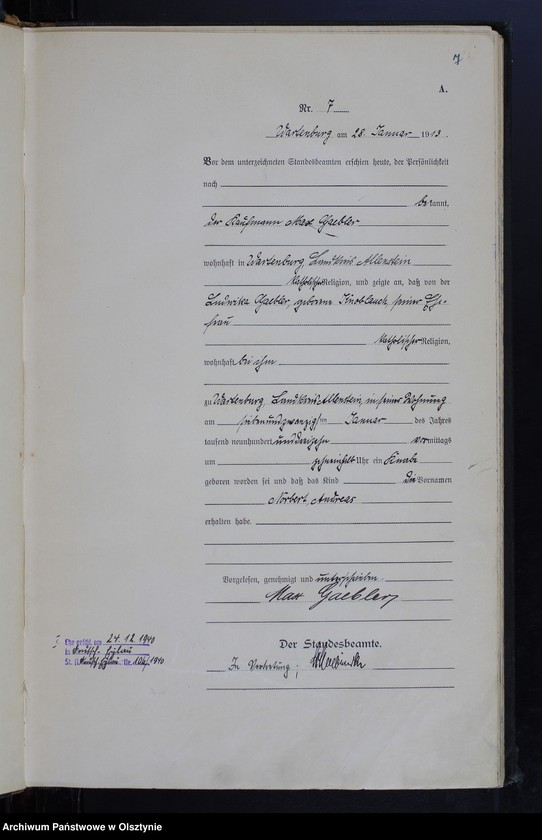 image.from.unit.number "Geburts-Haupt-Register Nr 1 - 142"