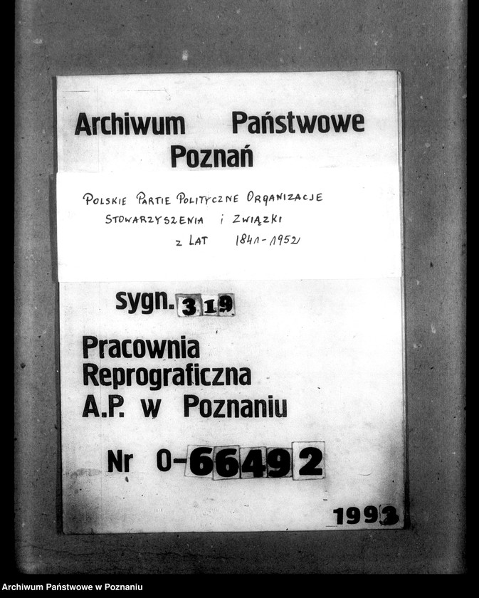 Obraz 1 z jednostki "Raporty miesięczne Komendantów Kół"