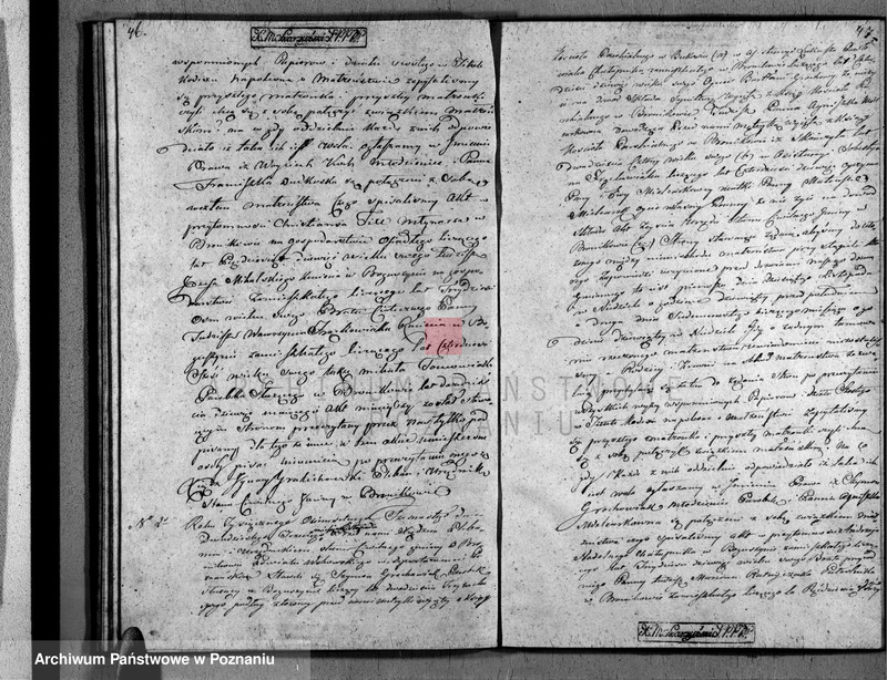 Obraz 20 z jednostki "Akta urodzeń, małżeństw i zgonów"