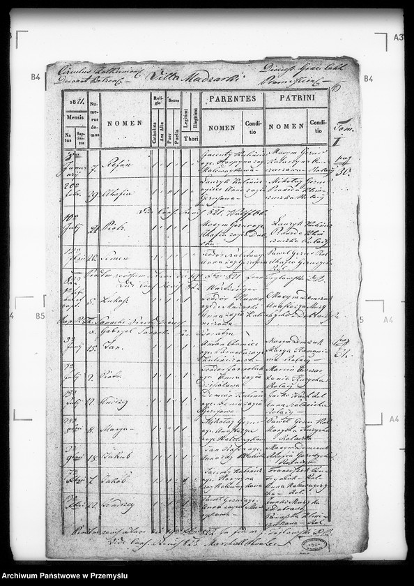 Obraz 17 z jednostki "[Kopie ksiąg metrykalnych parafii Boratyn z filią Madziarki (dekanat Bełz)]"
