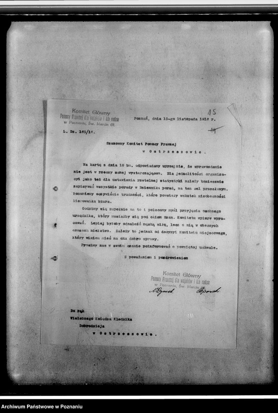 Obraz 19 z jednostki "Sprawozdania z Ostrzeszowa i Szamotuł"