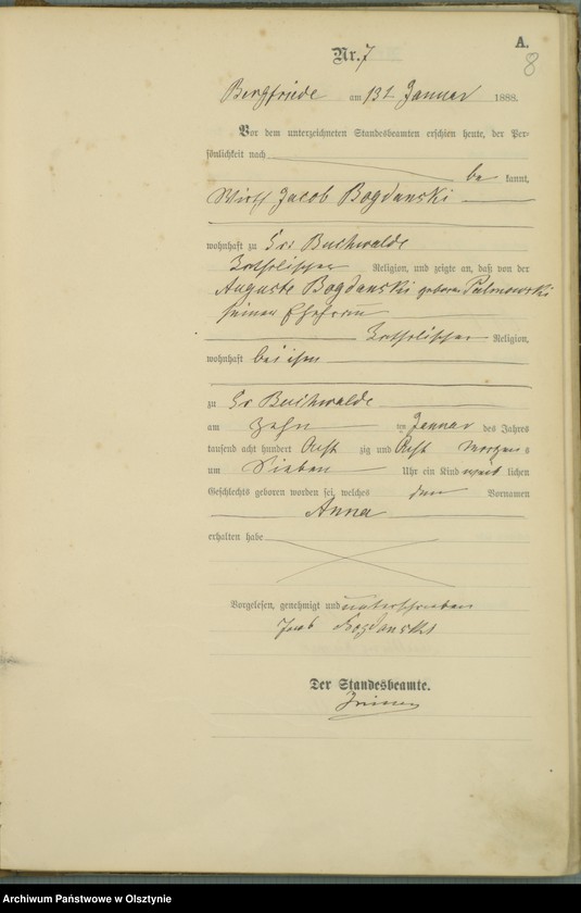 image.from.unit.number "Geburts-Haupt-Register Nr 1 - 110"