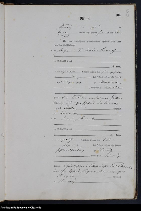 image.from.unit.number "Heiraths-Haupt-Register Nr 1 - 19"