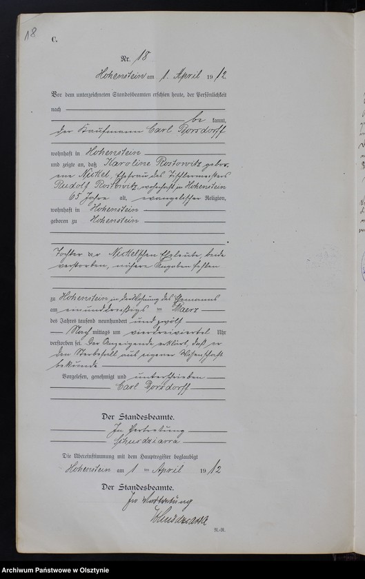 image.from.unit.number "Sterbe-Neben-Register Nr 1 - 49"