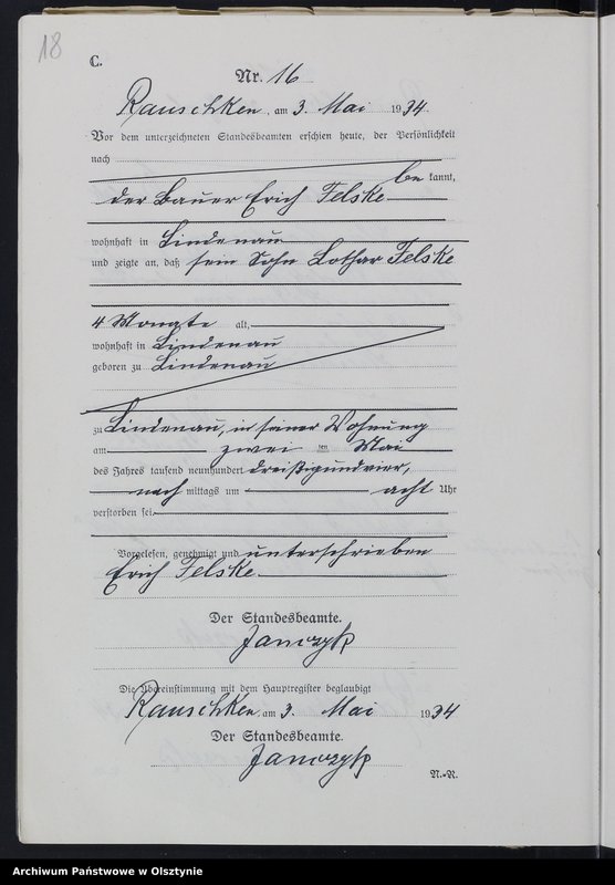 image.from.unit.number "Sterbe-Register /Neben-Register/ Nr 1 - 27"