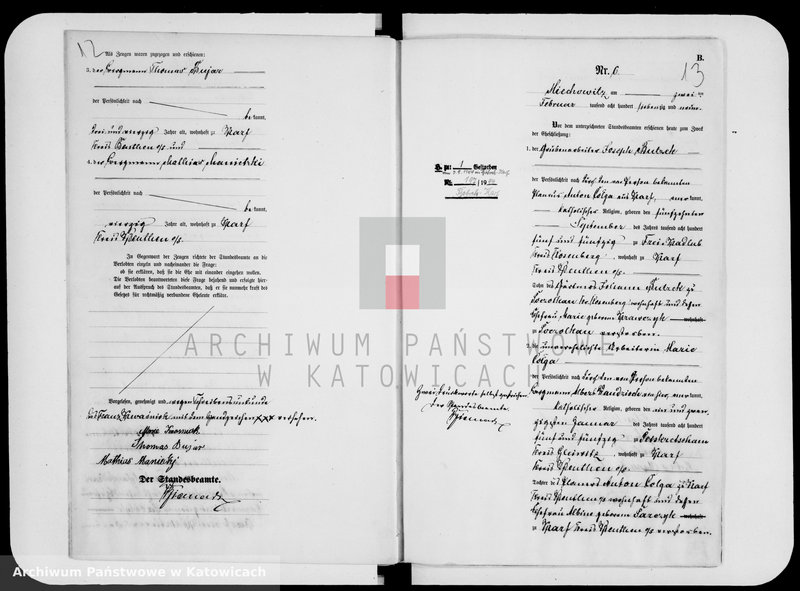 image.from.unit.number "Księga małżeństw za rok 1879 [nr 1 - 71]"