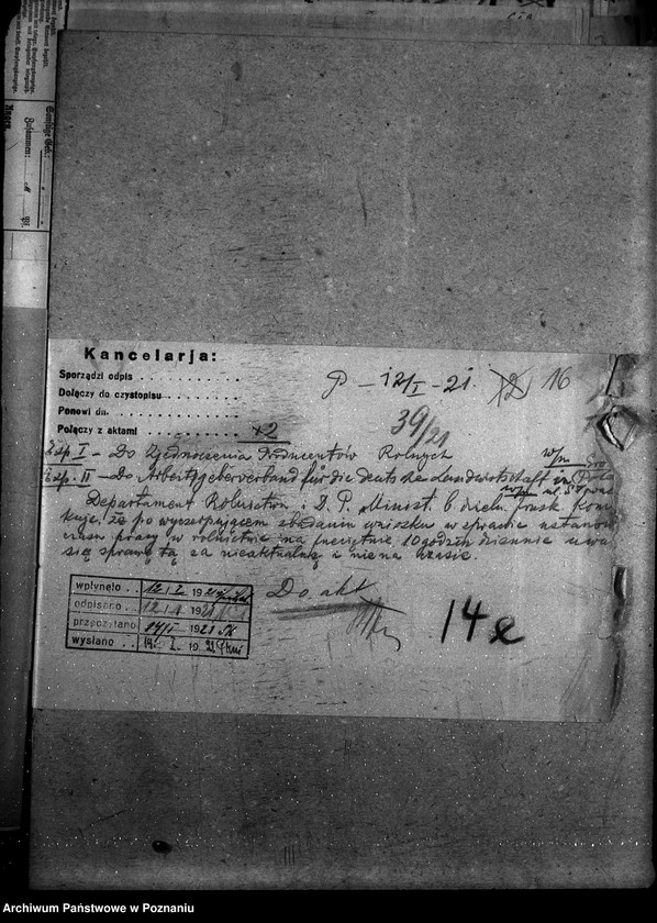 Obraz 20 z jednostki "Sprawy szczegółowo-administracyjne Kontrakty robotników rolnych stałych"