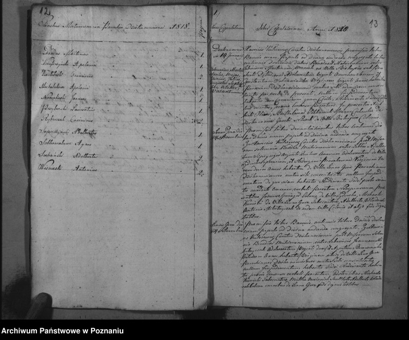 Obraz 9 z jednostki "Liber baptisatorum, copulatorum, mortuorum"