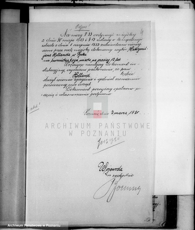 Obraz 8 z jednostki "Stosunki osobiste Maksymiliana Hollanda burmistrza miasta Buku"