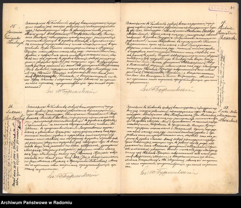 image.from.unit.number "Urząd Stanu Cywilnego w Głowaczowie Akta urodzeń, małżeństw, zgonów 1915 rok"