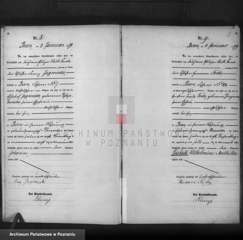 Obraz 7 z jednostki "Księga urodzeń t. I"