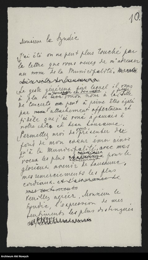 image.from.unit.number "Municiapalité de Lausanne; L.6 (odpowiedzi - rękopisy); patrz t.48"