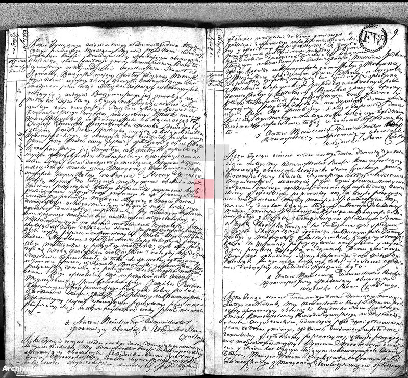 image.from.unit.number "Akta Cywilne Małżeństwa Gminy Krasnopolskiey Powiatu Seyneńskiego Województwa augstowskiego Roku 1817."