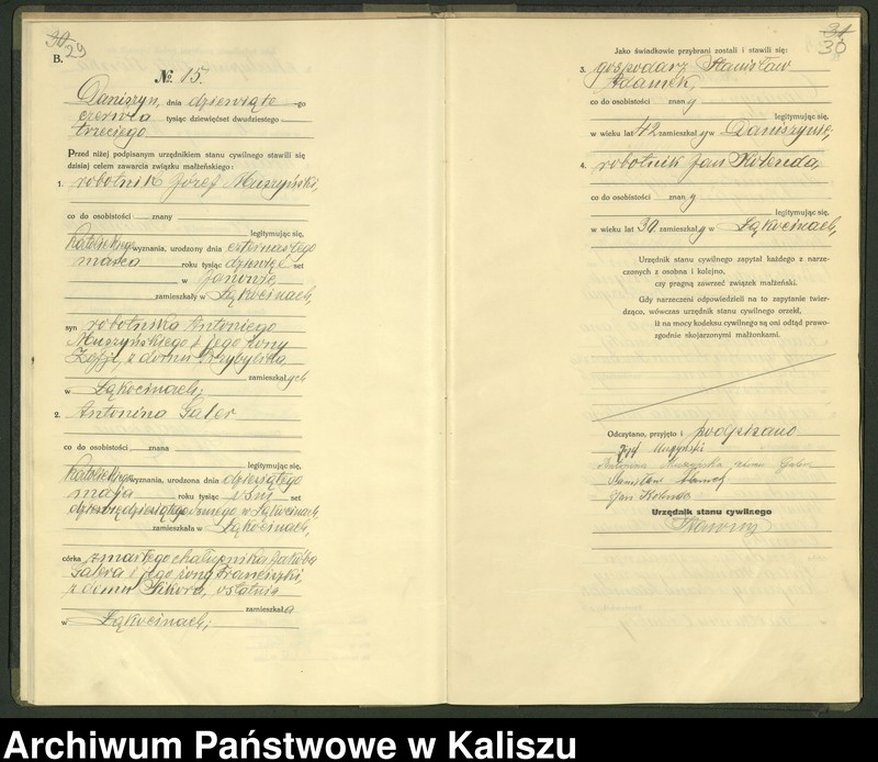 Obraz 18 z jednostki "[Księga małżeństw]"