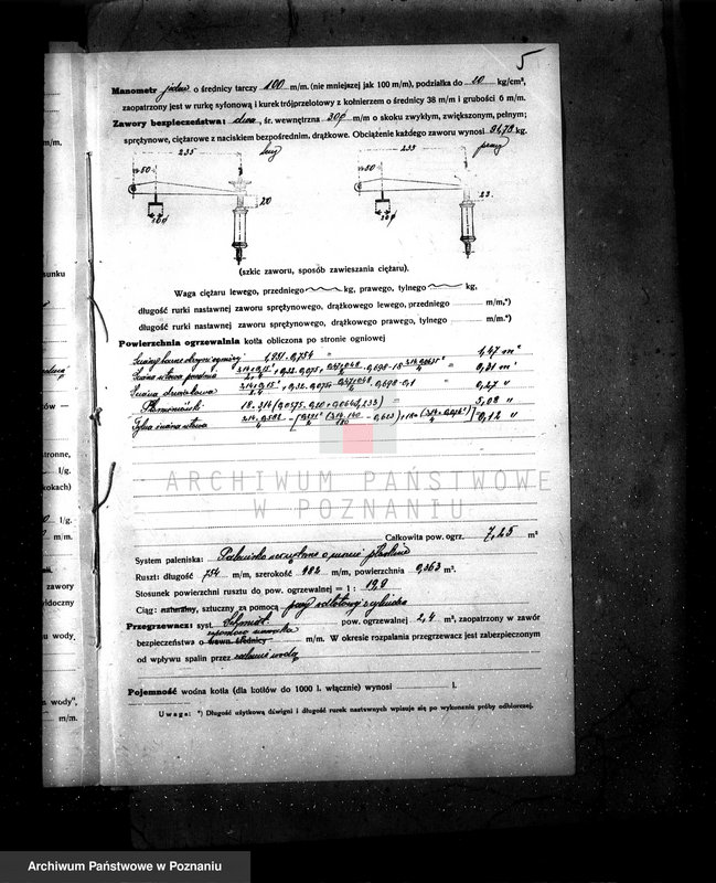 Obraz 9 z jednostki "Majętność Boguszyn pow. jarociński nr fabr. kotła 1232 nr woj. kotła 6120"