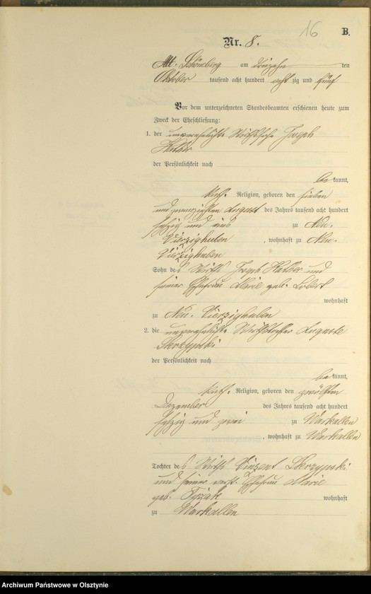 image.from.unit.number "Heiraths-Haupt-Register Nr 1 - 15"