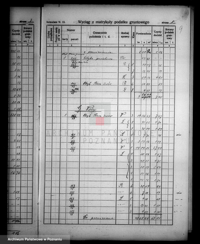 Obraz 13 z jednostki "Rejestr wyłączeń z art.. 4 majątku Stare powiatu wyrzyskiego"