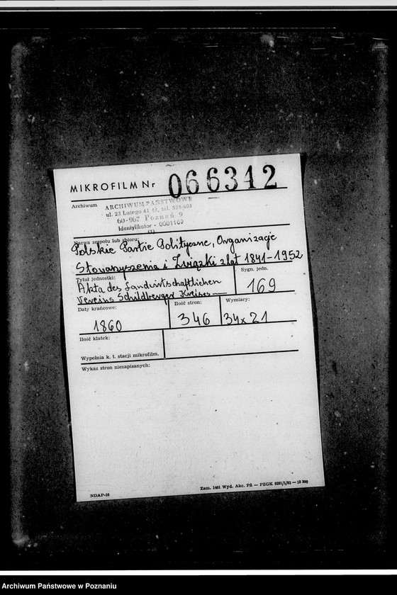 Obraz 2 z jednostki "Acta des landwirtschaftlichen Vereins Schildberger Kreises- korespondencja"