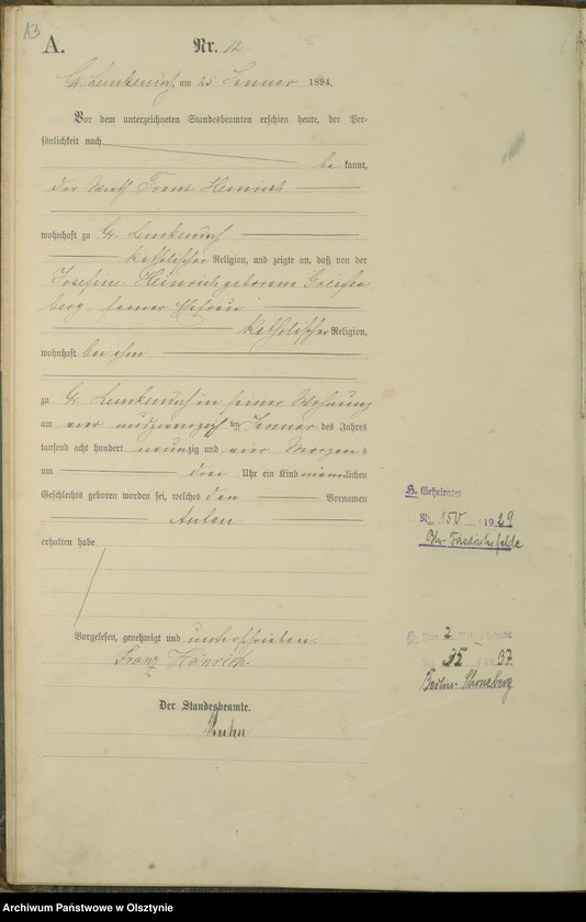 image.from.unit.number "Geburts-Haupt-Register Nr 1 - 108"