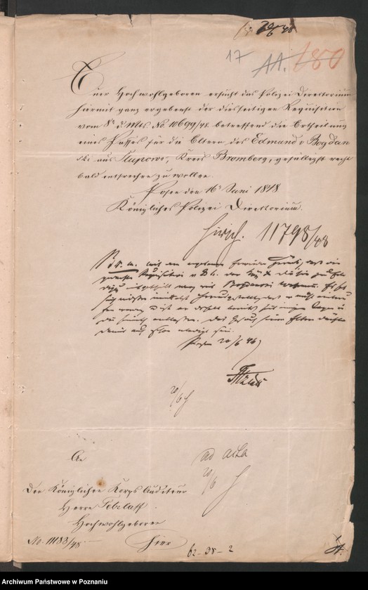 Obraz 20 z jednostki "A. betr. den Rentier Caesar von Bogdanski"