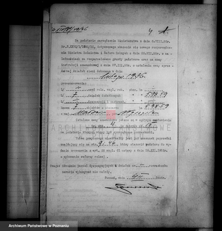 Obraz 9 z jednostki "Operat szacunkowy majątku Małocin powiatu wyrzyskiego"