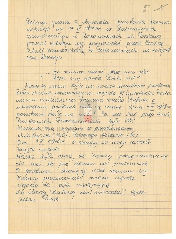 Obraz 13 z jednostki "Relacje i wspomnienia dotyczące powstania wielkopolskiego: 1. Rakoniewice, powiat Wolsztyn, województwo poznańskie, 2. Rawicz, powiat Rawicz, województwo poznańskie."